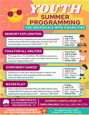 CRPD Summer Program for Students with Disabilities